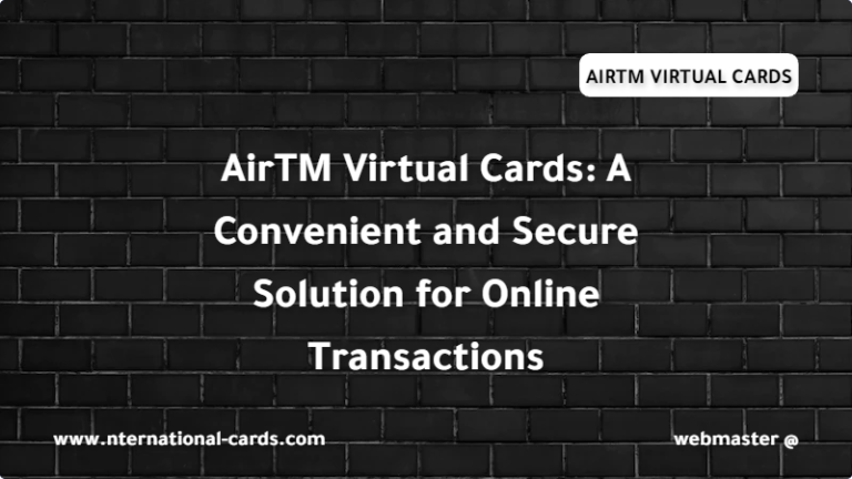 AirTM Virtual Cards