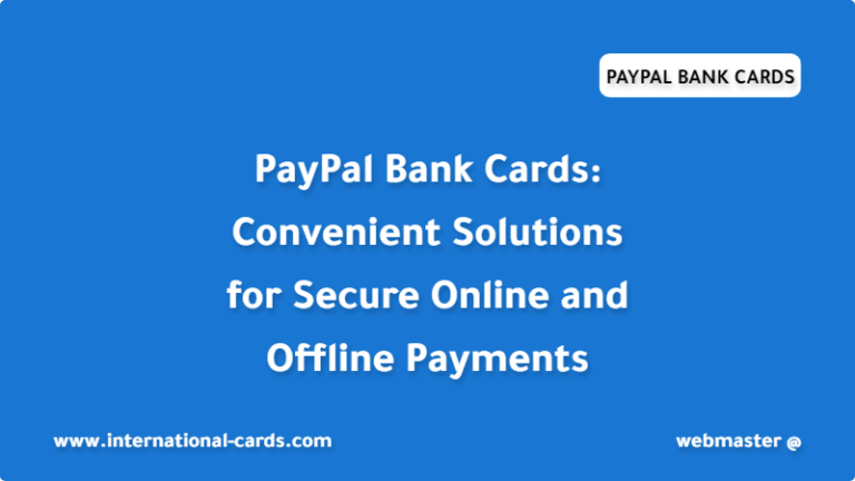 PayPal Bank Cards