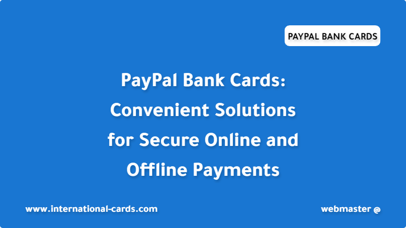 PayPal Bank Cards