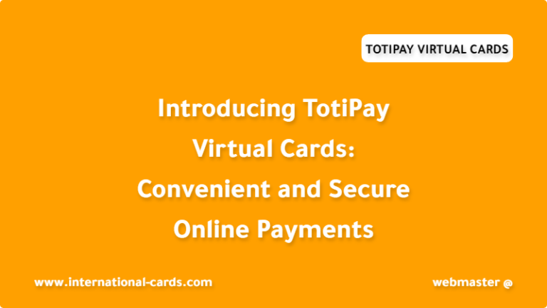 TotiPay Virtual Cards
